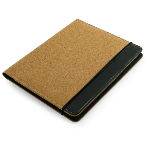 Cork-Cover-Folder-B5-Size-with-Notepad-Pen-and-Sticky-Notes-MB-10-Closed-View.webp